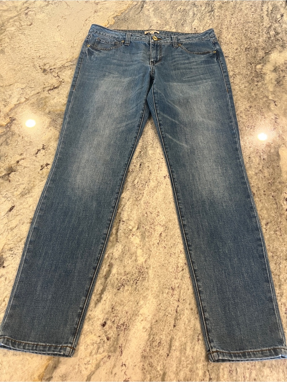 CAbi “Ruby” Women's Skinny Jeans, Style #319, SZ 12, Medium Blue Wash, like new